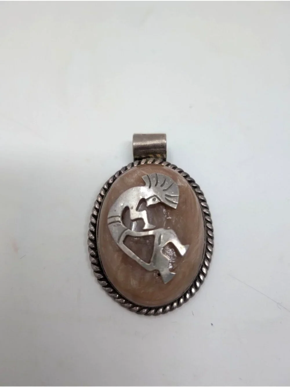 Vintage Hopi Kokopelli Stamped Taxco Mexico Silver 925 Pendant Music Man